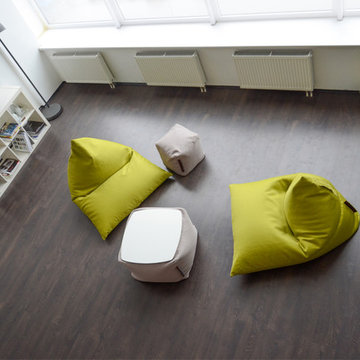 Farbige Sitzecke - Lounge-Ecke im Wohnbereich