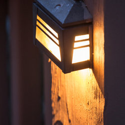 Canton, GA House Project Brass LED Deck Light Fixture - Stair And Step Lights
