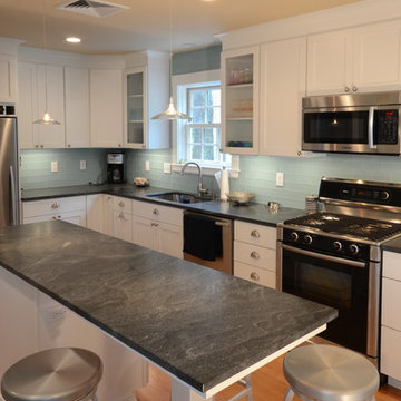 New kitchen and bathroom update older home