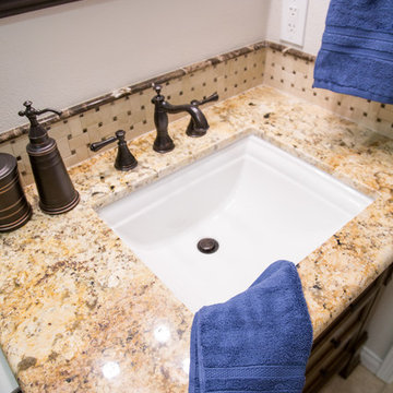 Orange Bathroom