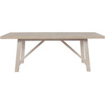 Universal Furniture - Universal Furniture Getaway Coastal Living Dining Table #655 - Bring friends and family together comfortably and stylishly with the Getaway Dining Table, a breezy statement piece with soft and simple lines in neutral finish.