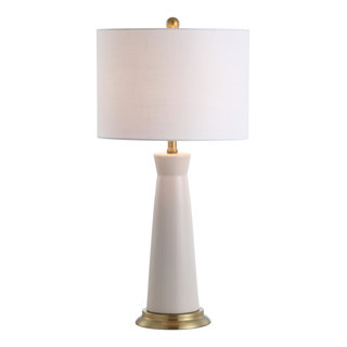 Hartley 29 Ceramic Column LED Table Lamp - Transitional - Table