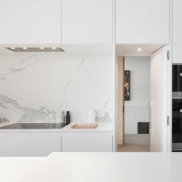 Kitchen in a lake house