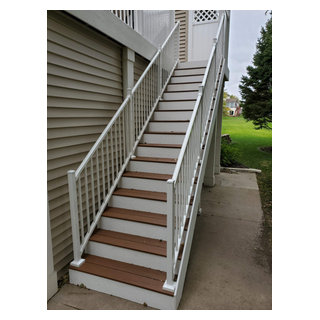 Timbertech Angled Picture Frame - Staircase - Other - by Deck & Drive ...