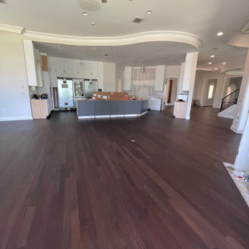 Kitchen and floors