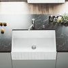VIGO Matte Stone™ Farmhouse Kitchen Sink Set With Branson Faucet