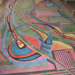 Custom hand knotted rug designs - Rugs