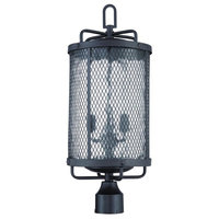 Blacksmith 3-Light Post Light or Accessories, Matte Black Gilded