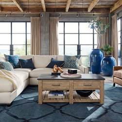TONAL TILE TUFTED RUG - INDIGO - Products