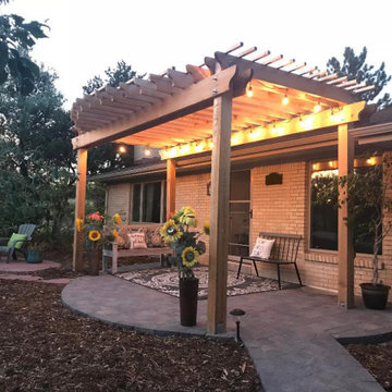 Back yard renovation - Free standing pergola design