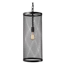 Foundry Mesh Shade Long Cylinder Chain Pendant - Products