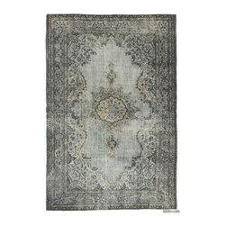 Hand Carved Over-Dyed Rug - Area Rugs