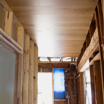 Timber ceiling installation