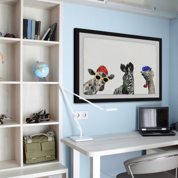 "Happening Bunch" Framed Painting Print