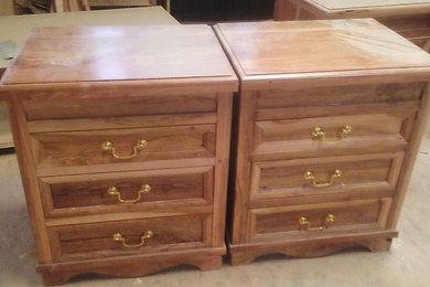 Example of an arts and crafts bedroom design in Other
