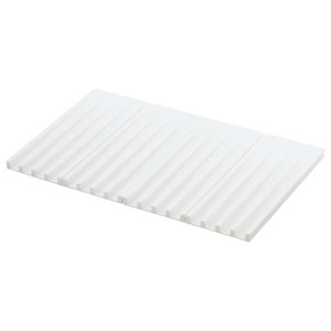 Large Silicone Draining Board Mat for Kitchen Sink, iDesign Dish Drainer Mat 