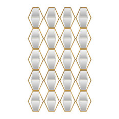 50 Most Popular Hexagon Wall Mirrors For 2021 Houzz