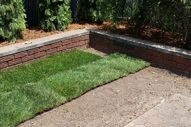 ニューヨークにあるトラディショナルスタイルのおしゃれな庭の写真
