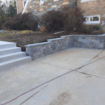 Retaining Wall - Stone | Walkway - Concrete Steps