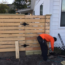 Cottage Wood Fence - Horizontal - Home Fencing And Gates