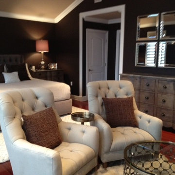 Beautiful Master Bedroom in Benjamin Moore AF-180 Wenge
