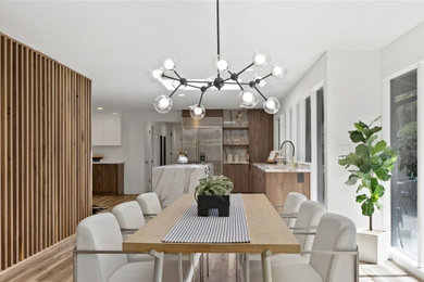Dining room - contemporary dining room idea in Seattle