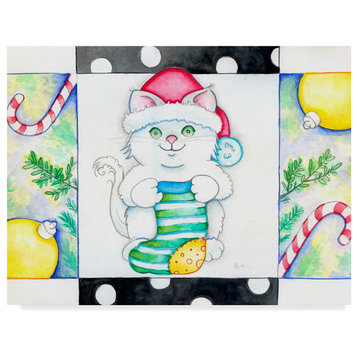 Valarie Wade 'Christmas Socks' Canvas Art, 47"x35"