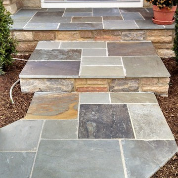 Chantilly - Boulder Steps, Flagstone Walkways, and Landscaping