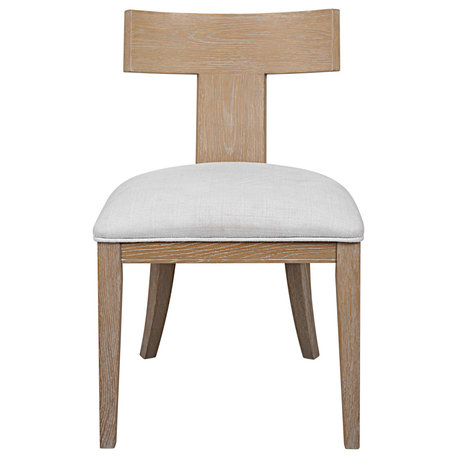 Uttermost Idris Armless Chair Natural