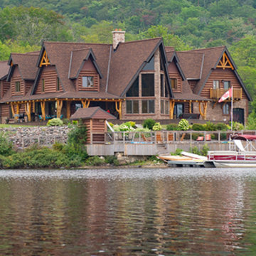 Concrete Log Siding Homes