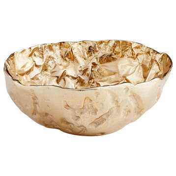 Bolivar Bowl, Gold, Aluminum, 5.5"H (10632 MGM6W)