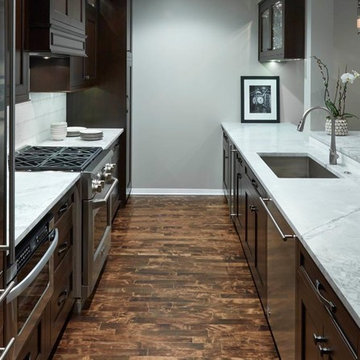 Best Transitional Home Kitchen - 2nd Place: Jennifer Rahaley from Glenview, Illi