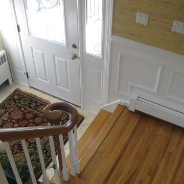 Stairway Wainscoting & Painting