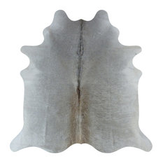 Gray Cowhide Rug, 6'x7'