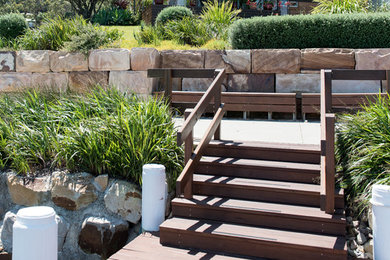 Photo of a beach style deck in Sydney.