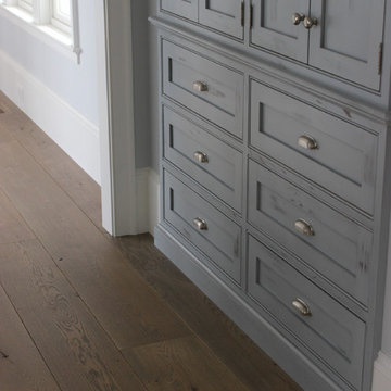 Shannon & Waterman Wide Plank Wood Floor Installation: Custom-Stained White Oak