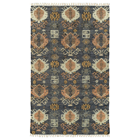 Kaleen Alejandra Collection Dark Navy Runner 2'6"x8'