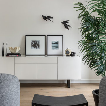 Curated Styling & Contemporary Millwork Detail | Unionville Townhouse