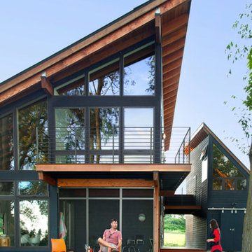 The Projector Modern Lake House