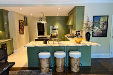 Inspiration for a transitional kitchen remodel in Toronto