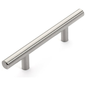 Dynasty Hardware P-1001-SN European Bar Style Cabinet Pull 5-3/4, Set of 10