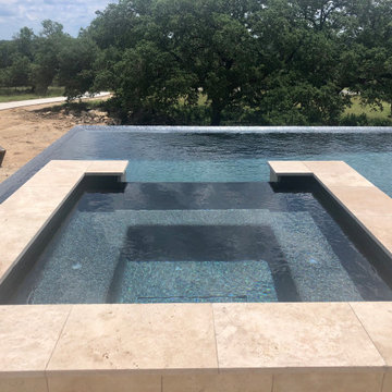 Double Vanishing Edge Pool and Spa