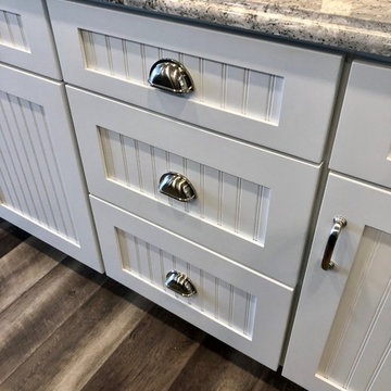 Dura Supreme Craftsman Beaded Cambria Summerhill Painted Cabinets