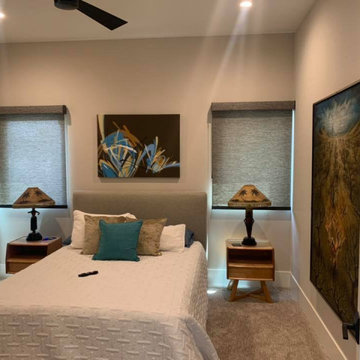 Roller Shades in Guest Room