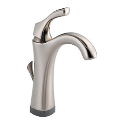 Delta Addison&trade; Single Handle Lavatory Faucet with Touch2O.xt&trade; Technology - Bathroom Sink Faucets