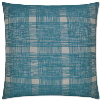 Checkmate Pillow - Turquoise