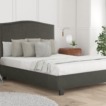 ARBO Upholstered Platform Beds with Headboards