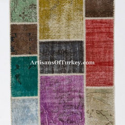 Patchwork style Up-cycled Handmade Rugs - Products