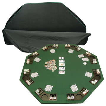 Deluxe Poker & Blackjack Table Top with Case