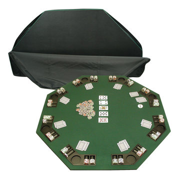 Deluxe Poker & Blackjack Table Top with Case